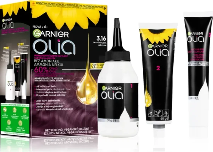 Garnier Olia Haarfarbe 3.16 Aubergine