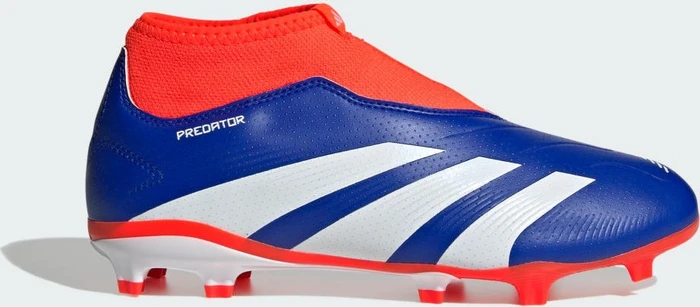 adidas Predator League Laceless FG lucid blue/cloud white/solar red (Junior)