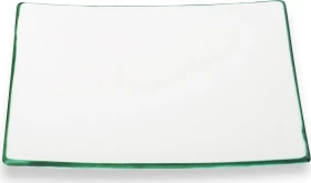 Gmundner Keramik Grüner Rand Dessertteller Trend 20x20cm