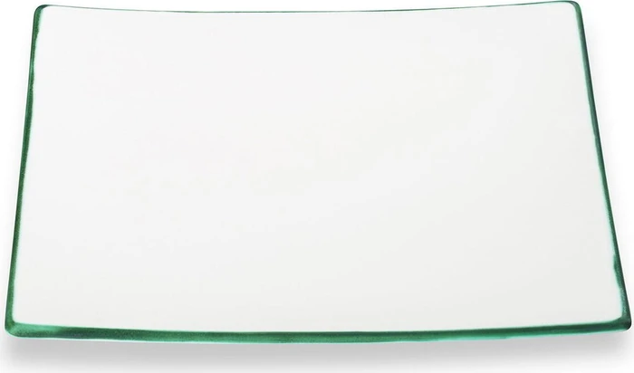 Gmundner Keramik Grüner Rand Dessertteller Trend 20x20cm