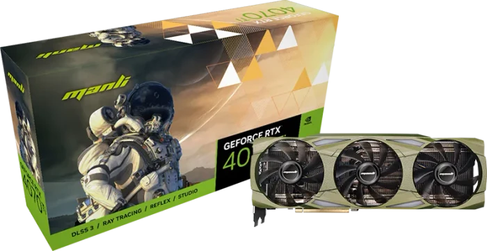 Manli GeForce RTX 4070 Ti, M3528, 12GB GDDR6X, HDMI, 3x DP