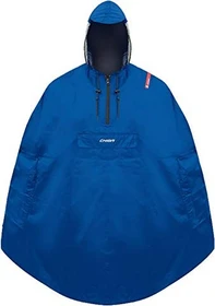 Chiba Regen Poncho blau