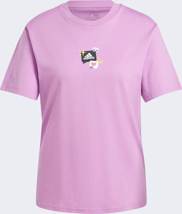 adidas Remoji Graphic T-Shirt kurzarm preloved purple (Damen)