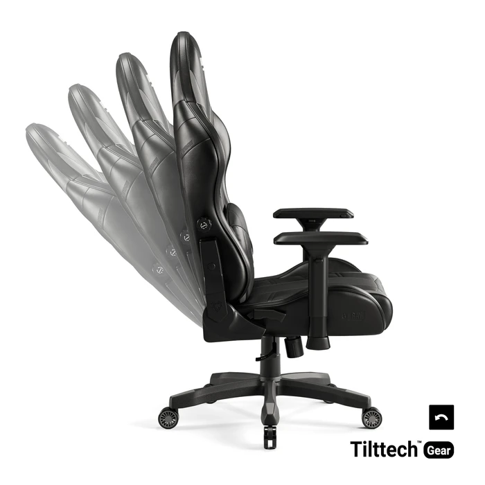 Diablo Chairs X-Ray 2.0 King Gamingstuhl, schwarz/grau