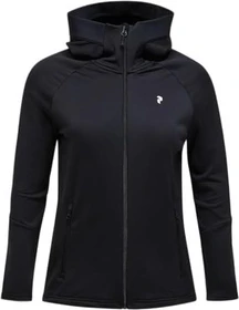Peak Performance Rider Essentials Midlayer Zip Hood Jacke schwarz (Damen)
