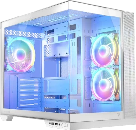 Modecom Volcano Panorama Apex ARGB 3F White, Glasfenster