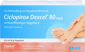 Ciclopirox Dexcel 80mg/g wirkstoffhaltiger Nagellack, 6.6ml
