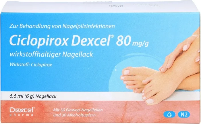 Ciclopirox Dexcel 80mg/g wirkstoffhaltiger Nagellack, 6.6ml