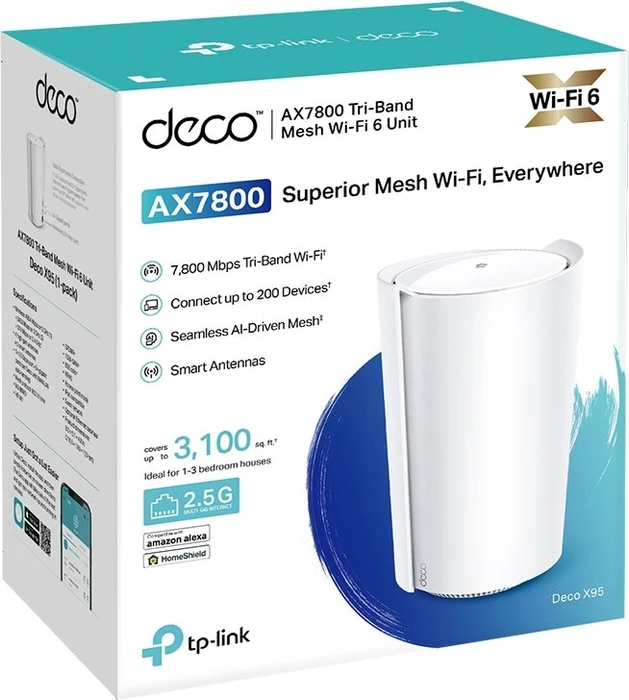 TP-Link Deco X95, AX7800, 1er