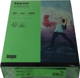 inapa tecno colors Universalpapier intensivgrün, A4, 80g/m², 500 Blatt