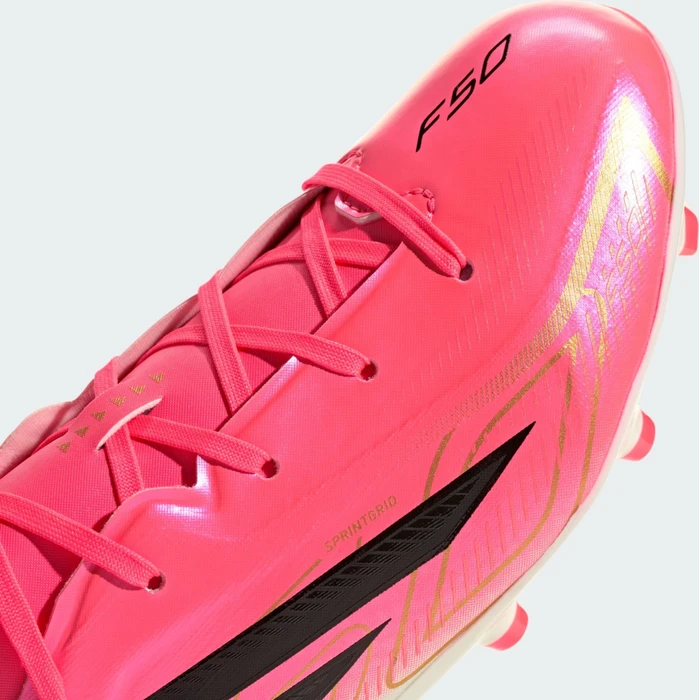 adidas F50 Hyperfast League FG solar turbo/core black/gold metallic (Junior)