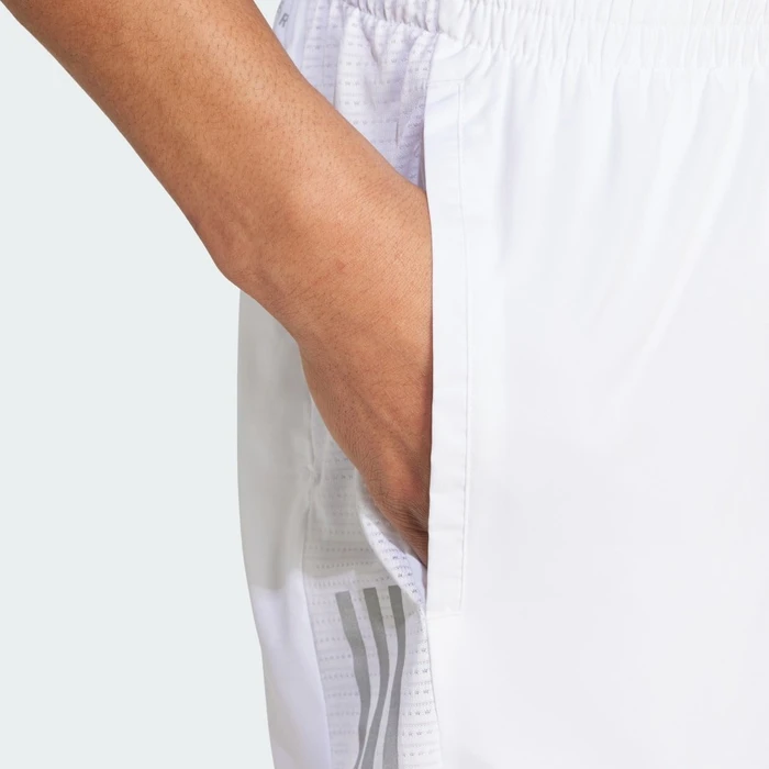 adidas Own The Run Laufhose kurz white/reflective silver (Herren)