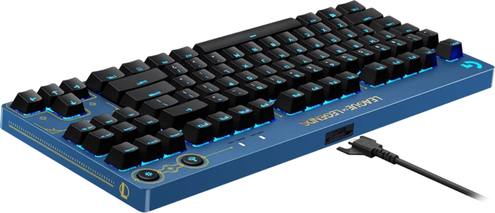 Logitech G Pro Gaming Keyboard, League of Legends Edition, TKL, GX-BROWN, USB, DE