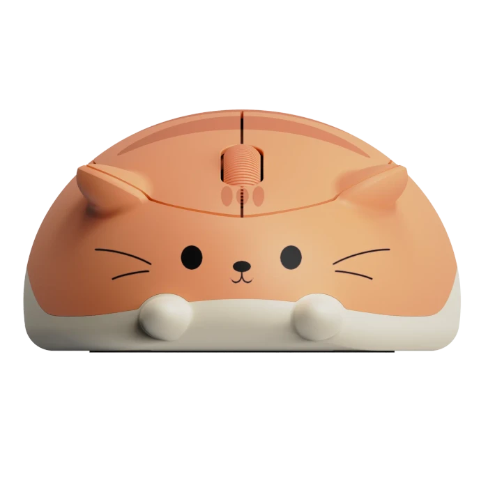 Akko x Waigua Cat Theme Wireless Mouse, Orange Kate, USB