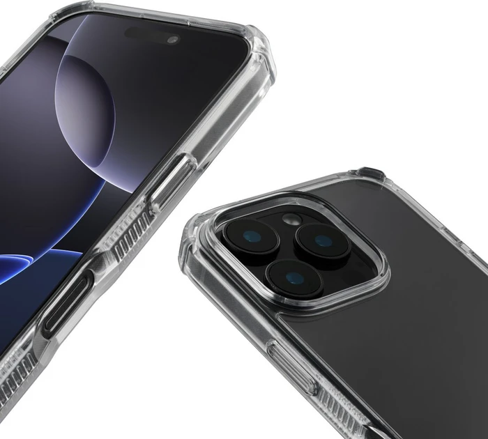 Hama Handyhülle Extreme Protect für Apple iPhone 16 Pro transparent