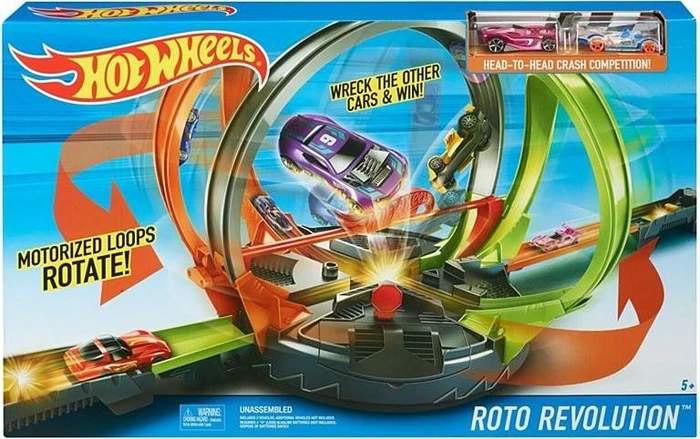 Mattel Hot Wheels Roto Revolution Track Set