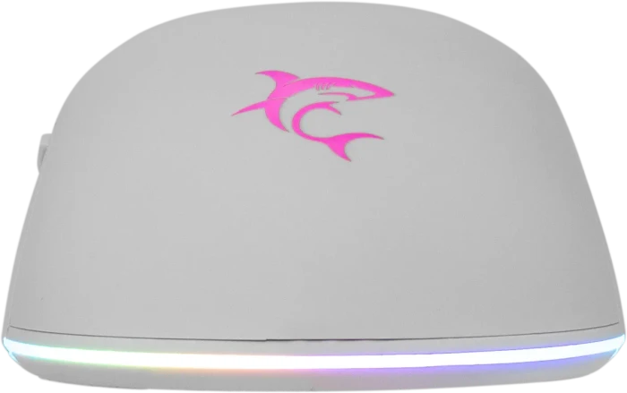 White Shark Bagdemagus White Gaming Mouse, weiß, USB