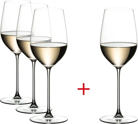 Riedel Veritas Riesling/Zinfandel Glas, 4 Stück