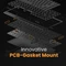 Lofree Edge, Volcano Grey, LEDs weiß, Kailh LOW PROFILE POM 2.0, USB/Bluetooth, US Vorschaubild