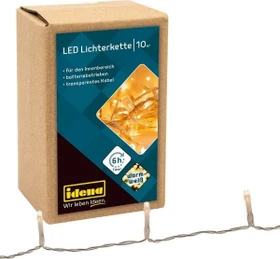 Idena Lichterkette LED 10x warmweiß