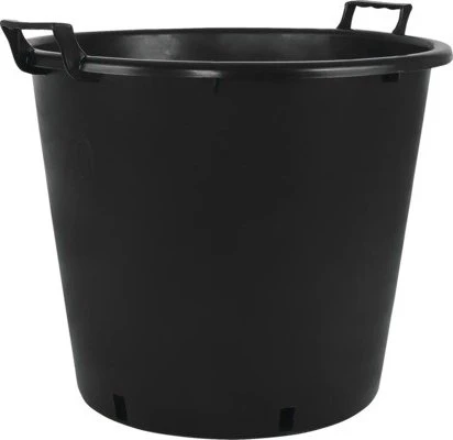 Geli Pflanztopf mit Griff 55cm schwarz
