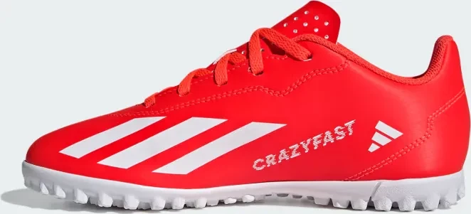 adidas X Crazyfast Club TF solar red/cloud white/team solar yellow 2 (Junior)