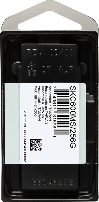 Kingston SSDNow KC600 256GB, MO-300 / mSATA 6Gb/s