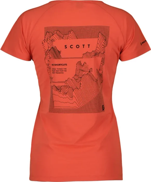 Scott Defined Dri Trikot kurzarm astro red (Damen)