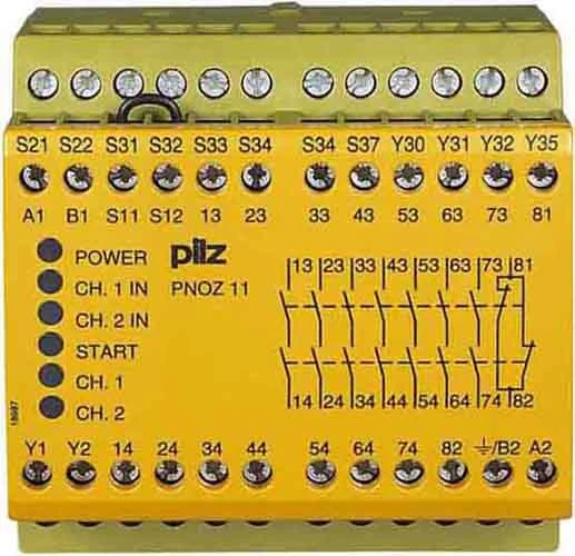 Pilz PNOZ 11 230-240VAC 24VDC 7n/o 1n/c