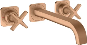 Hansgrohe Axor Citterio E Waschbeckenarmatur Unterputz brushed bronze
