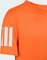 adidas Club Tennis 3-Streifen Funktionsshirt kurzarm pure orange (Junior) Vorschaubild