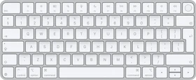 Apple Magic Keyboard mit Touch ID für Mac mit Apple Chip (USB-C), weiß/silber, USB/Bluetooth, EN