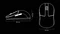 Keychron M4 Wireless Mouse schwarz, USB/Bluetooth Vorschaubild