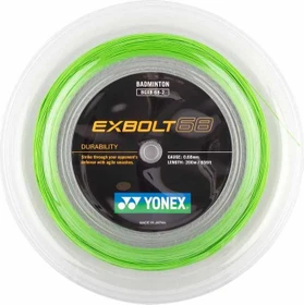 Yonex Exbolt 68 Badmintonsaite lime green 200m