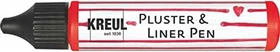 Kreul Pluster & Liner Pen Effektfarbe, erdbeere, 29ml