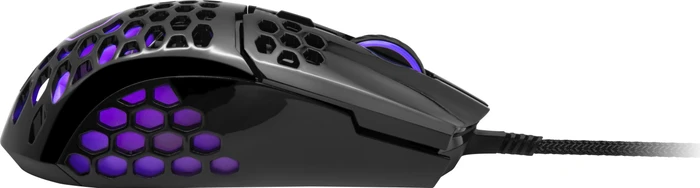 Cooler Master MasterMouse MM711 RGB Gaming Maus schwarz glänzend, USB