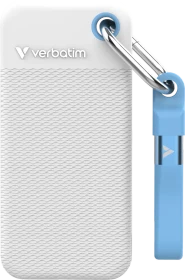 Verbatim Pocket SSD Summer Edition, weiß/blau, 2TB, USB-C 3.1