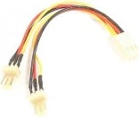 Aqua Computer Y-Kabel für Aquastream XT, 3-Pin auf 2x 3-Pin Verteiler, 5cm