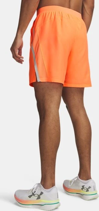 Under Armour Launch Laufhose kurz electric tangerine/titanium/reflective (Herren)