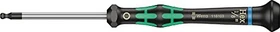 Wera Kraftform Micro 2052 zöllig Elektroniker Innensechskant Schraubendreher zöllig, 1/8"x60mm