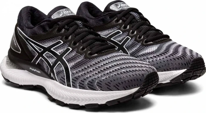 Asics Gel-Nimbus 22 weiß/schwarz (Damen)