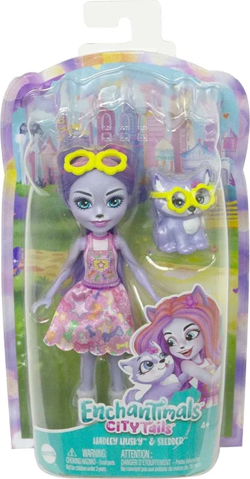 Mattel Enchantimals - City Tails - Hadley Husky & Sledder