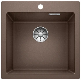 Blanco Pleon 5 InFino Einbau Becken mittig cafe