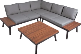 Garden Pleasure Theresa Lounge-Set grau, 4-tlg.