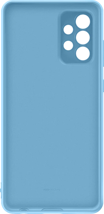Samsung Silicone Cover für Galaxy A72 blau