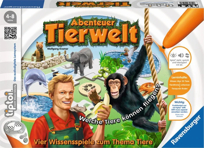 Ravensburger tiptoi Spiel: Abenteuer Tierwelt