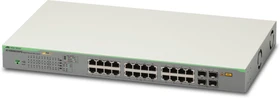 Allied Telesis GS950 Rackmount Gigabit Smart Switch, 24x RJ-45, 4x SFP, 185W PoE+ (AT-GS950/28PS / 990-004950)