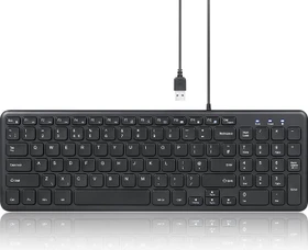 Perixx Periboard-213, schwarz, USB, UK (11739)