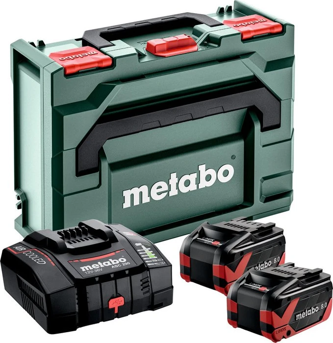 Metabo Starterset 18V, 8.0Ah, Li-Ionen/LiHDX, 2 Akkus [16.0Ah] [288Wh]
