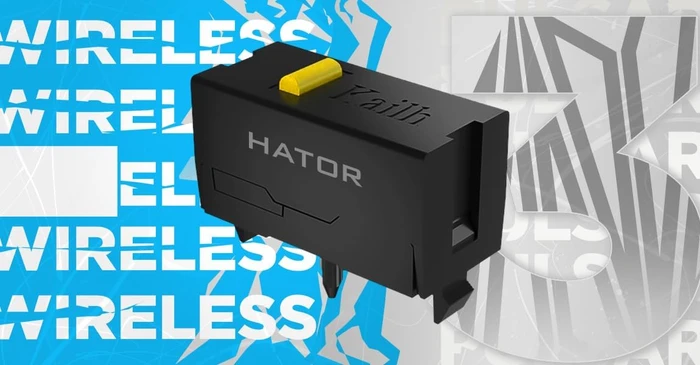 Hator Pulsar 3 Wireless Gaming Mouse schwarz, USB/Bluetooth